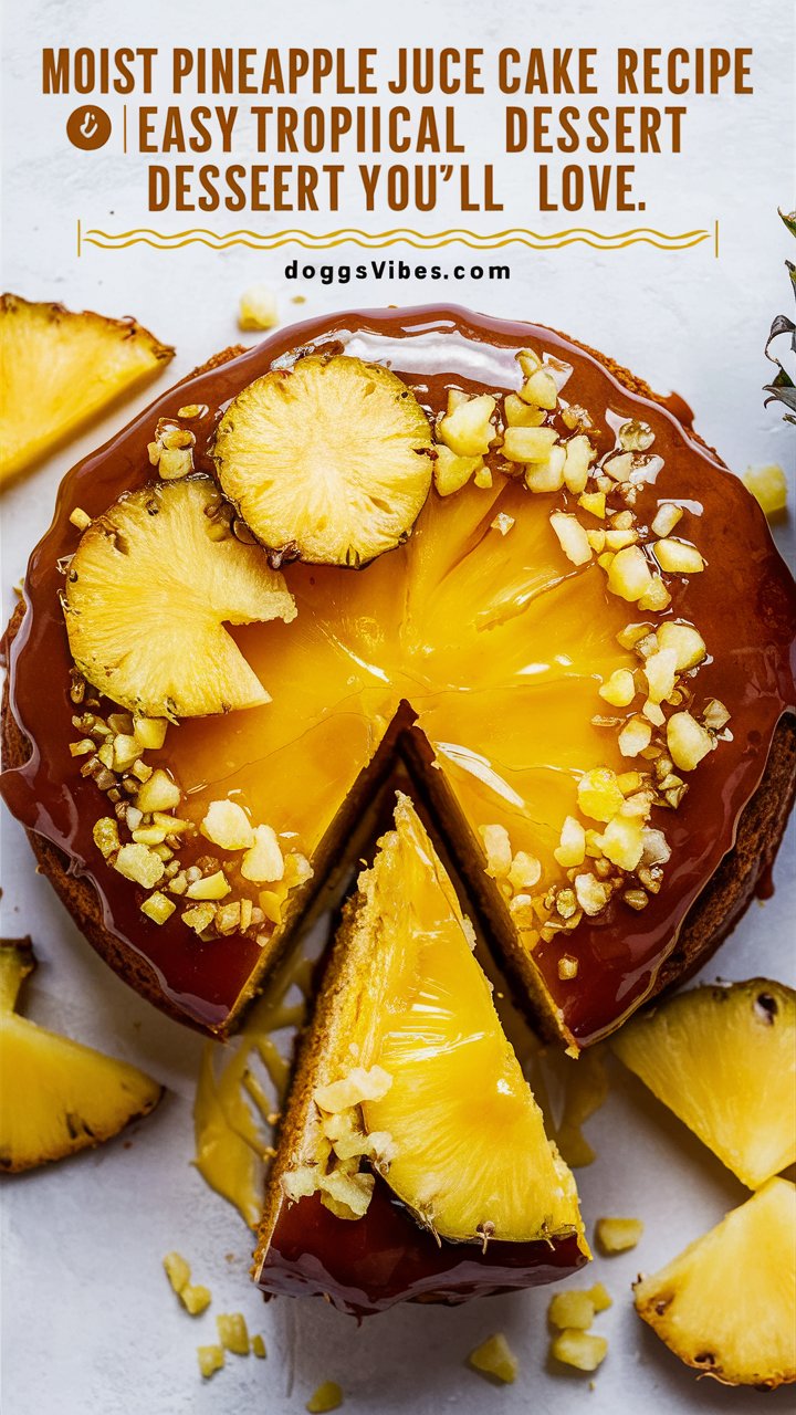 Delicious Pineapple Juice Cake Recipe