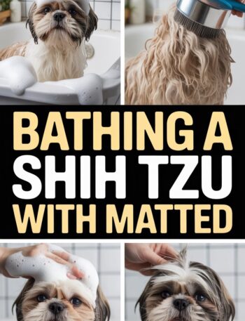Bathing a Shih Tzu with Matted