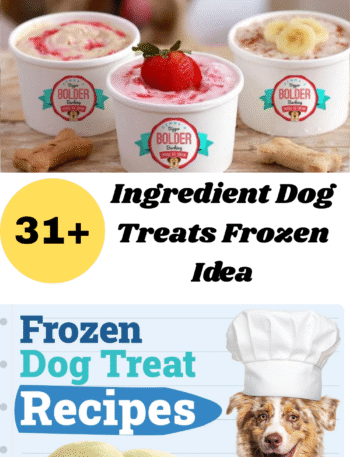 Ingredient Dog Treats Frozen Idea